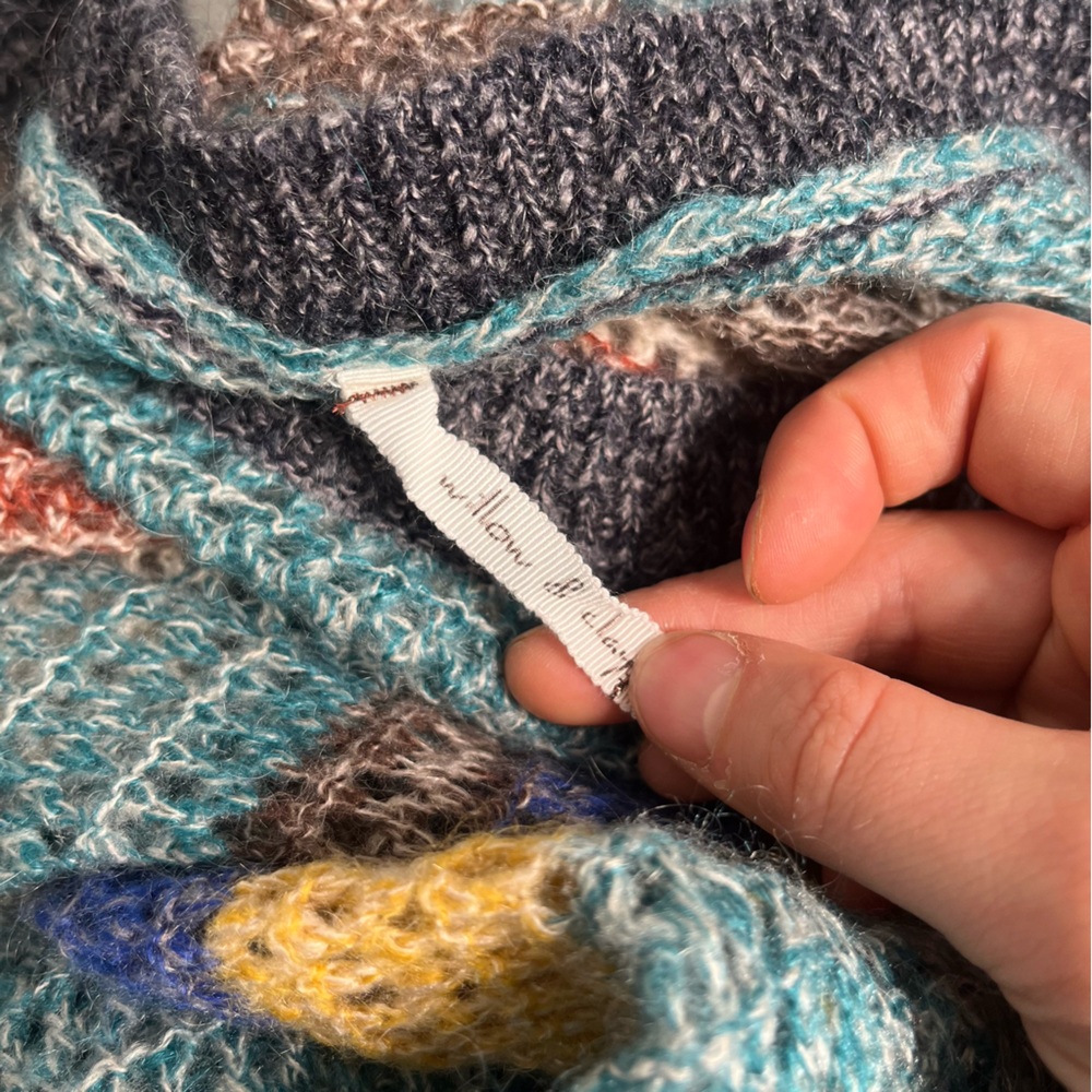 Willow & Clay Mohair Blend Striped Sweater Women’s Medium - Picture 3 of 5